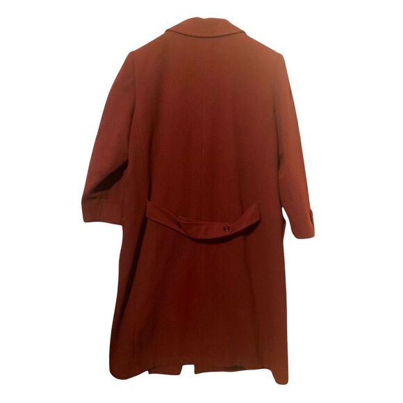 Donnybrook Women's Red Wool Overcoat Size 20 - Picture 7 of 12